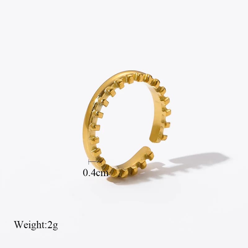 Gold Vintage Cuff Rings
