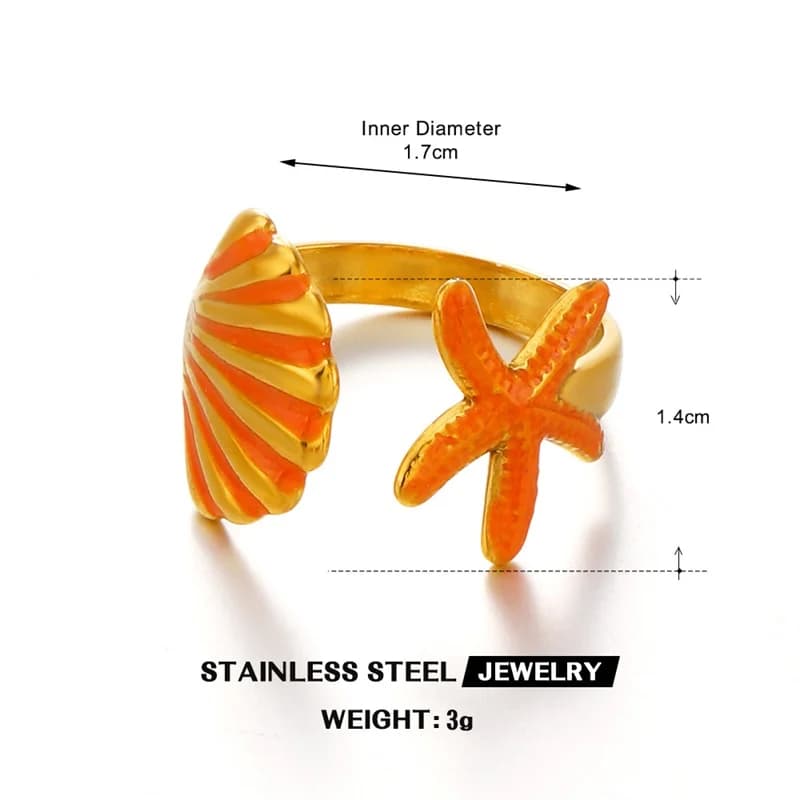 18K Gold Butterfly Zircon Adjustable Ring