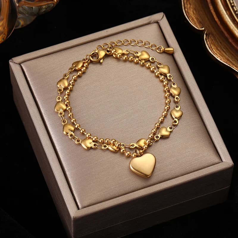 Cubic Zirconia Butterfly Chain Bracelet